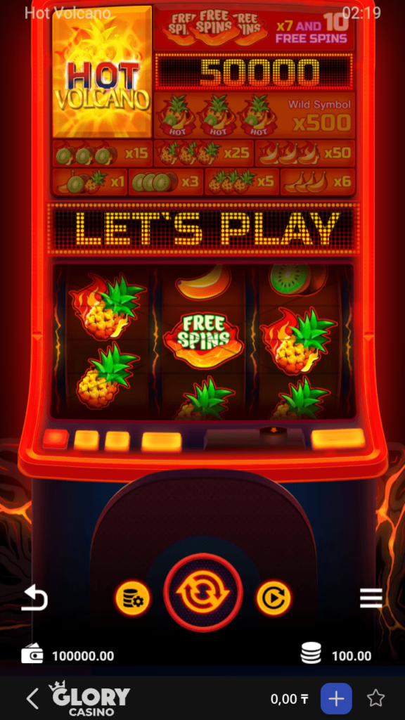 Игровой автомат в демо режиме Casino Glory